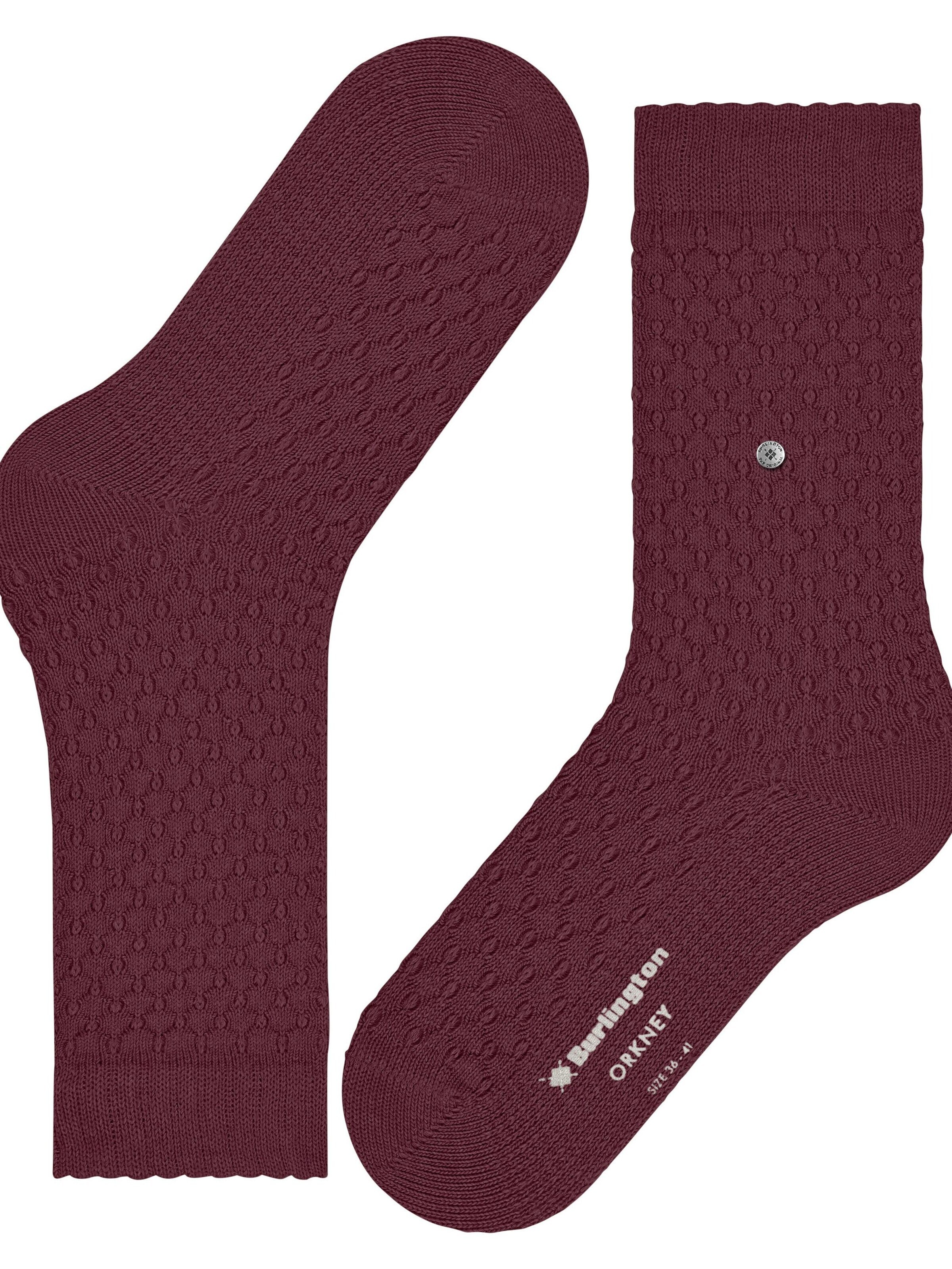BURLINGTON Socken 'Orkney'‌‌‌‌‌‌ in Rot
