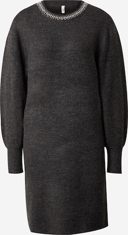 ONLY Sukienka z dzianiny 'Elsa' w kolorze szary: przód