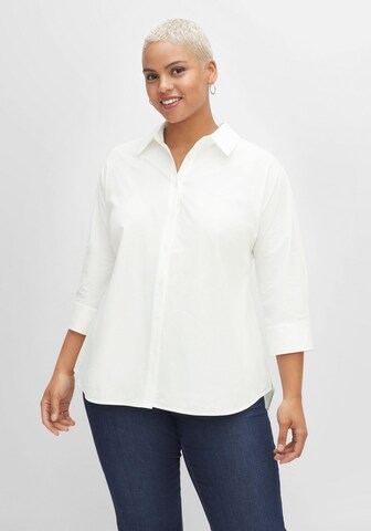 Camicia da donna di SHEEGO in bianco: frontale