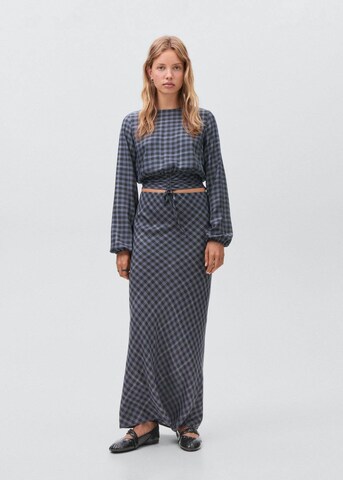 MANGO TEEN Bluse 'Punkt' in Grau