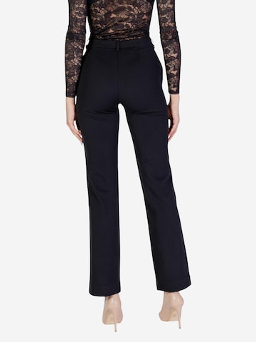 Bootcut Pantaloni 'ONLRAFFY-YO LIFE MID STR TLR NOOS 15265049' di ONLY in nero