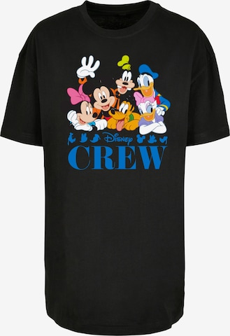 F4NT4STIC Oversized Shirt 'Disney Mickey Mouse Disney Friends' in Black: front