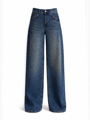 IT'S BASIC Wide leg Jeans 'ELENA Palazzo Mid Rise' in Blauw: voorkant