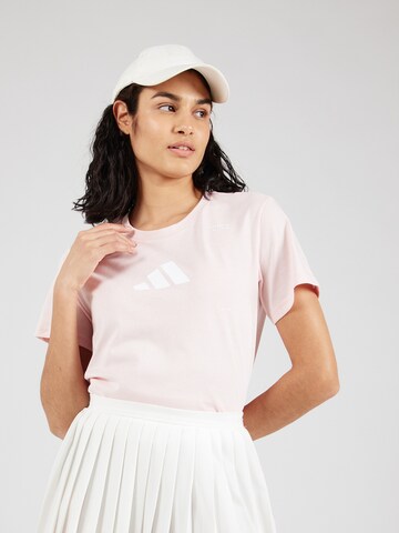 T-shirt fonctionnel 'TR CAT G T' ADIDAS PERFORMANCE en rose : devant