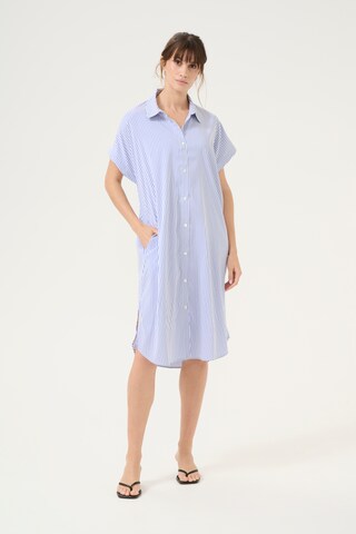 CULTURE Blusenkleid 'CUmoana Abigail' in Blau: Vorderseite