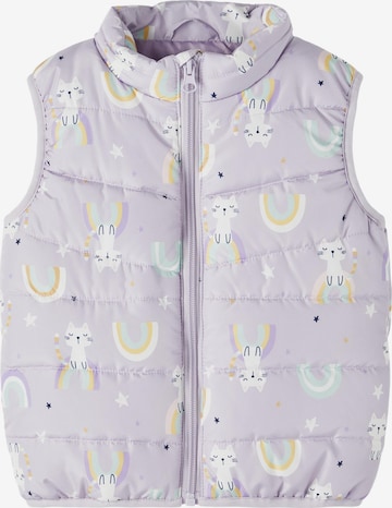 Gilet 'Mylane' NAME IT en violet : devant