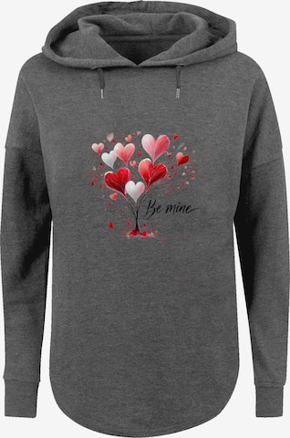 Sweat-shirt 'Herzbaum Be Mine!' F4NT4STIC en gris : devant