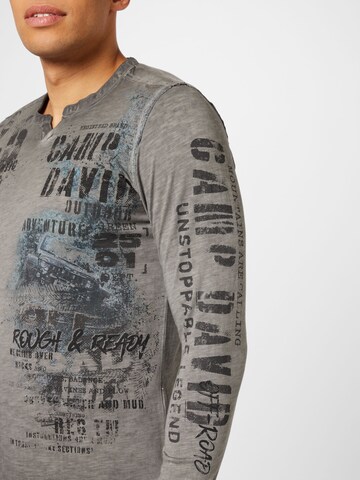 CAMP DAVID Shirt in Grau