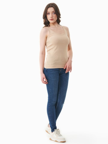 Organication T-Shirt in Beige