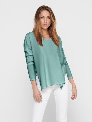 Pull-over 'Amalia' ONLY en bleu : devant