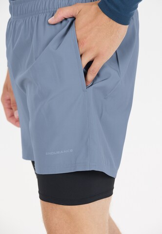 ENDURANCE Regular Sports trousers 'Kros' in Blue