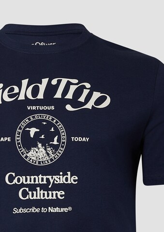T-Shirt s.Oliver en bleu