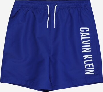 Calvin Klein Swimwear - Calções de banho 'Intense Power' em azul: frente