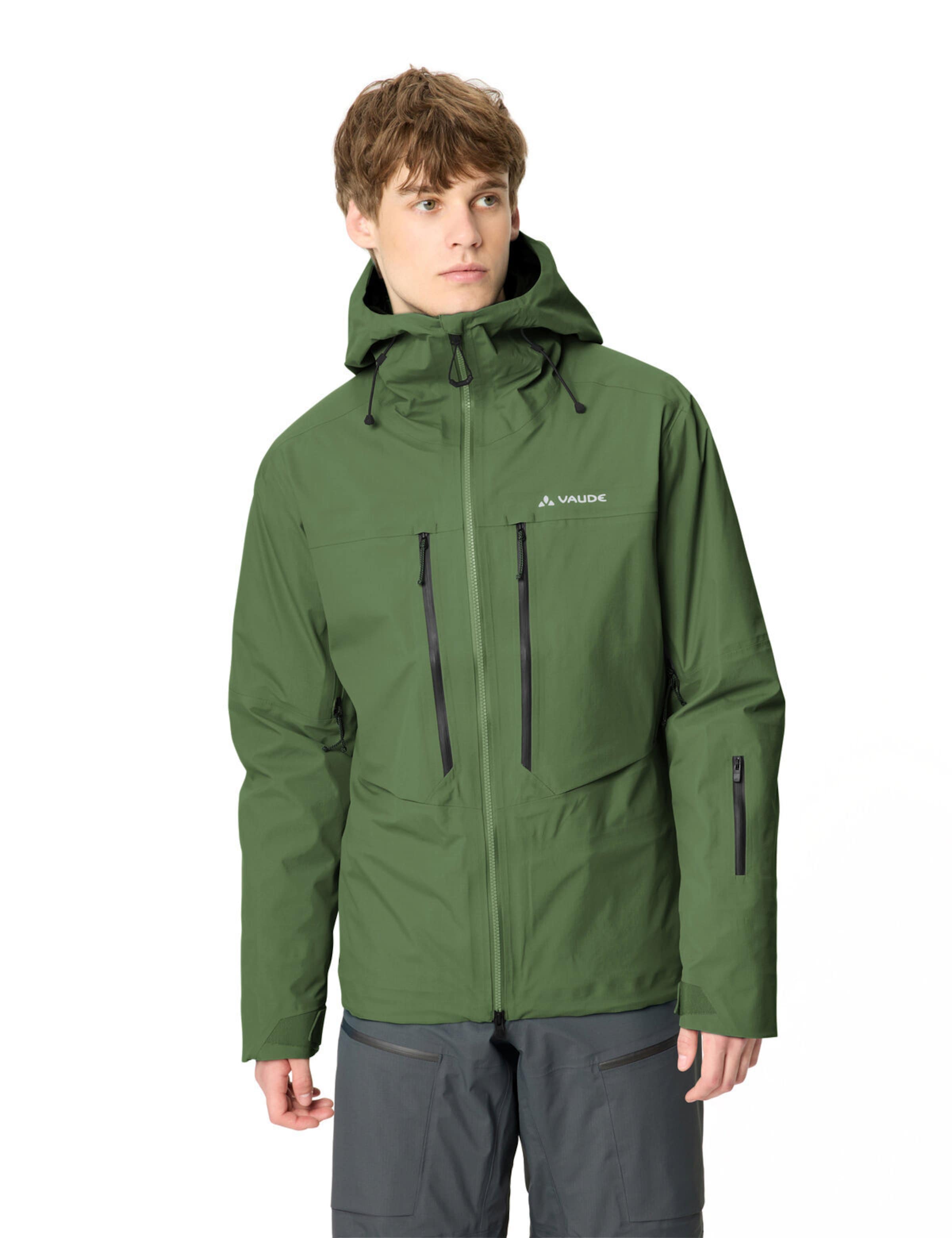 VAUDE Sports jacket 'Monviso II' in Green: front