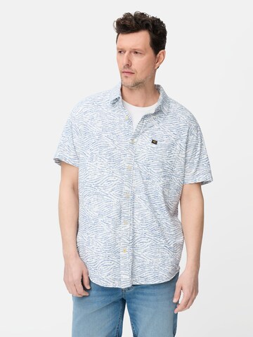 CAMEL ACTIVE Regular fit Button Up Shirt in Blue: front