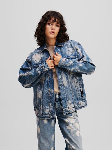 KARL LAGERFELD JEANS Between-season jacket in Blue: front