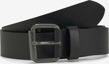 TOM TAILOR Belt 'Jack' in Black: front