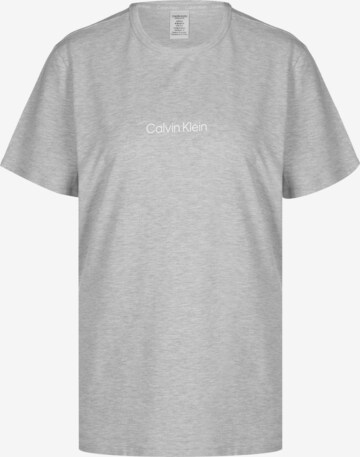 Calvin Klein Underwear Pajama Shirt in Grey: front