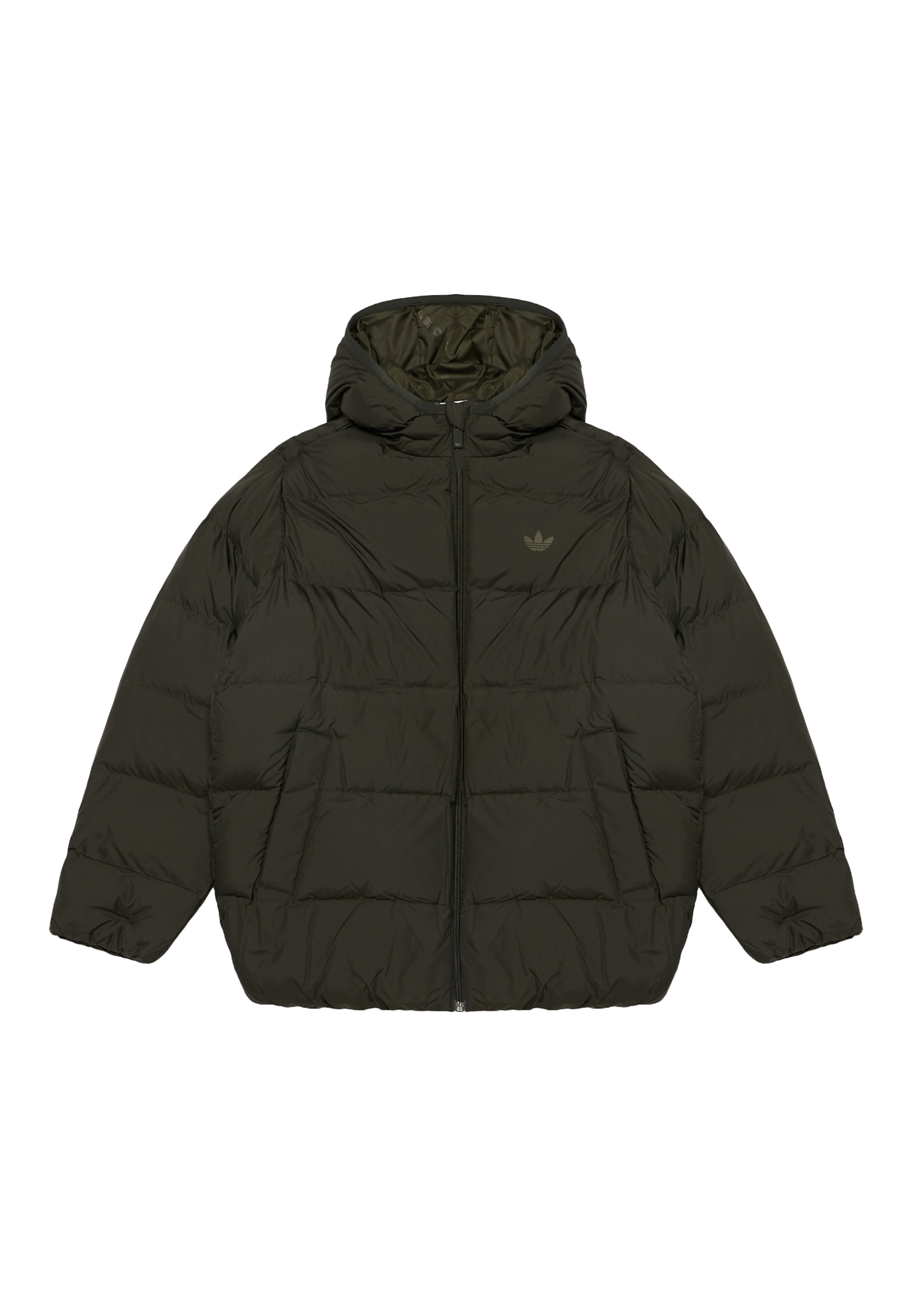 ADIDAS ORIGINALS Kevad-sügisjope, värv roheline: eest vaates