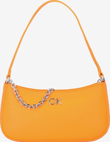 Calvin Klein - Mala de ombro em laranja