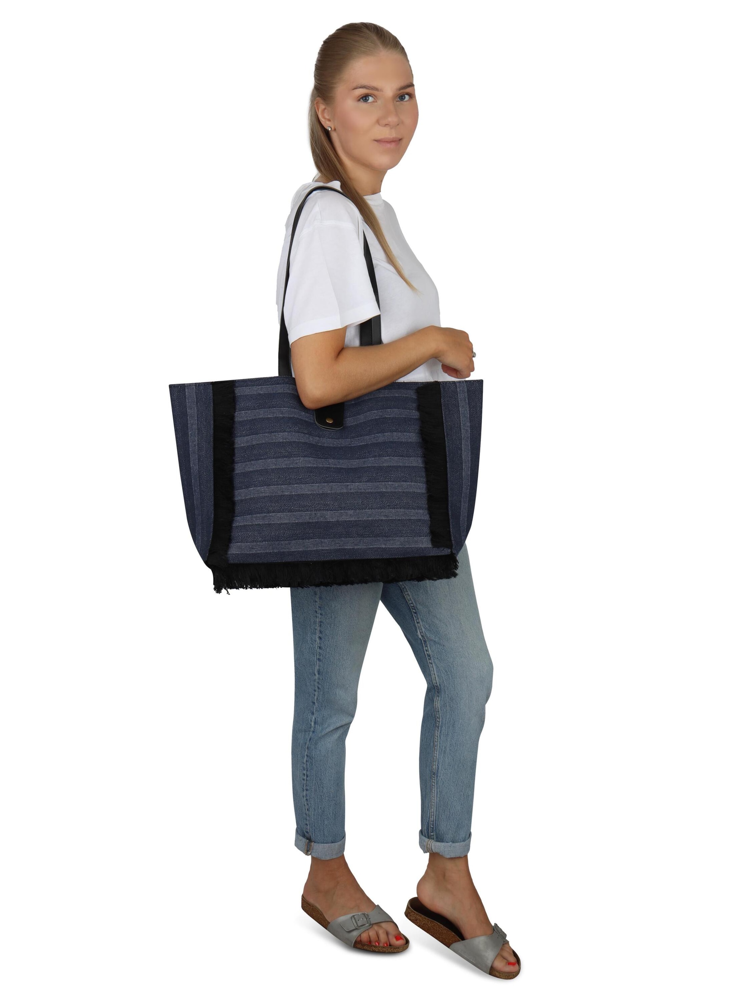 Janice Shopper i blå