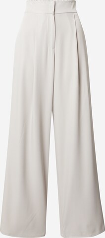 SISTERS POINT Pleat-Front Pants 'GALYA-PA' in White: front