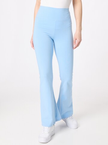 HOLLISTER Flared Trousers in Blue: front