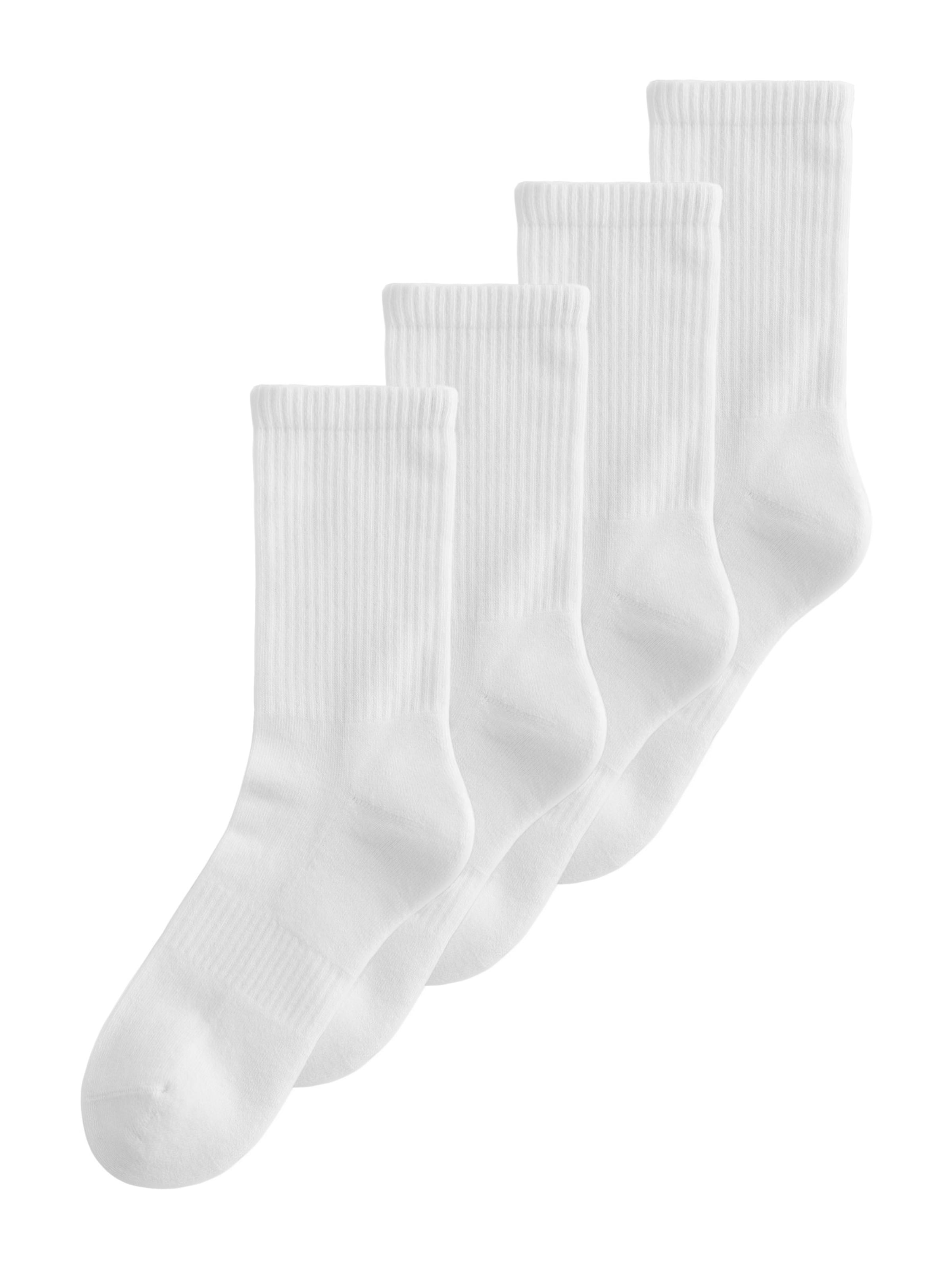 Șosete de la Next pe alb: față