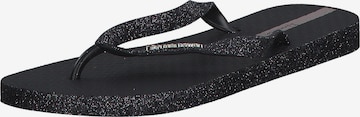 Tongs 'Maxi Glow' Ipanema en noir : devant
