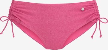 Bas de bikini LASCANA en rose : devant