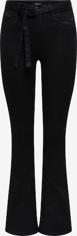 ONLY Levenevä Farkut 'ONLRAYA' värissä musta: etupuoli