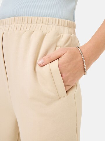 Loosefit Pantalon Tamaris en beige