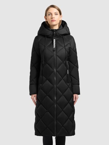 khujo Wintermantel 'Cilia2' in Zwart: voorkant