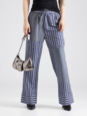 A-VIEW Loose fit Pants 'Mckenna' in Blue: front