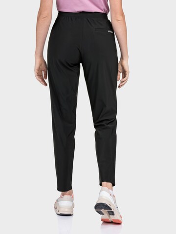 Effilé Pantalon fonctionnel 'Calmay' Schöffel en noir