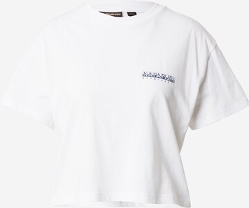NAPAPIJRI T-Shirt in Weiß: predná strana
