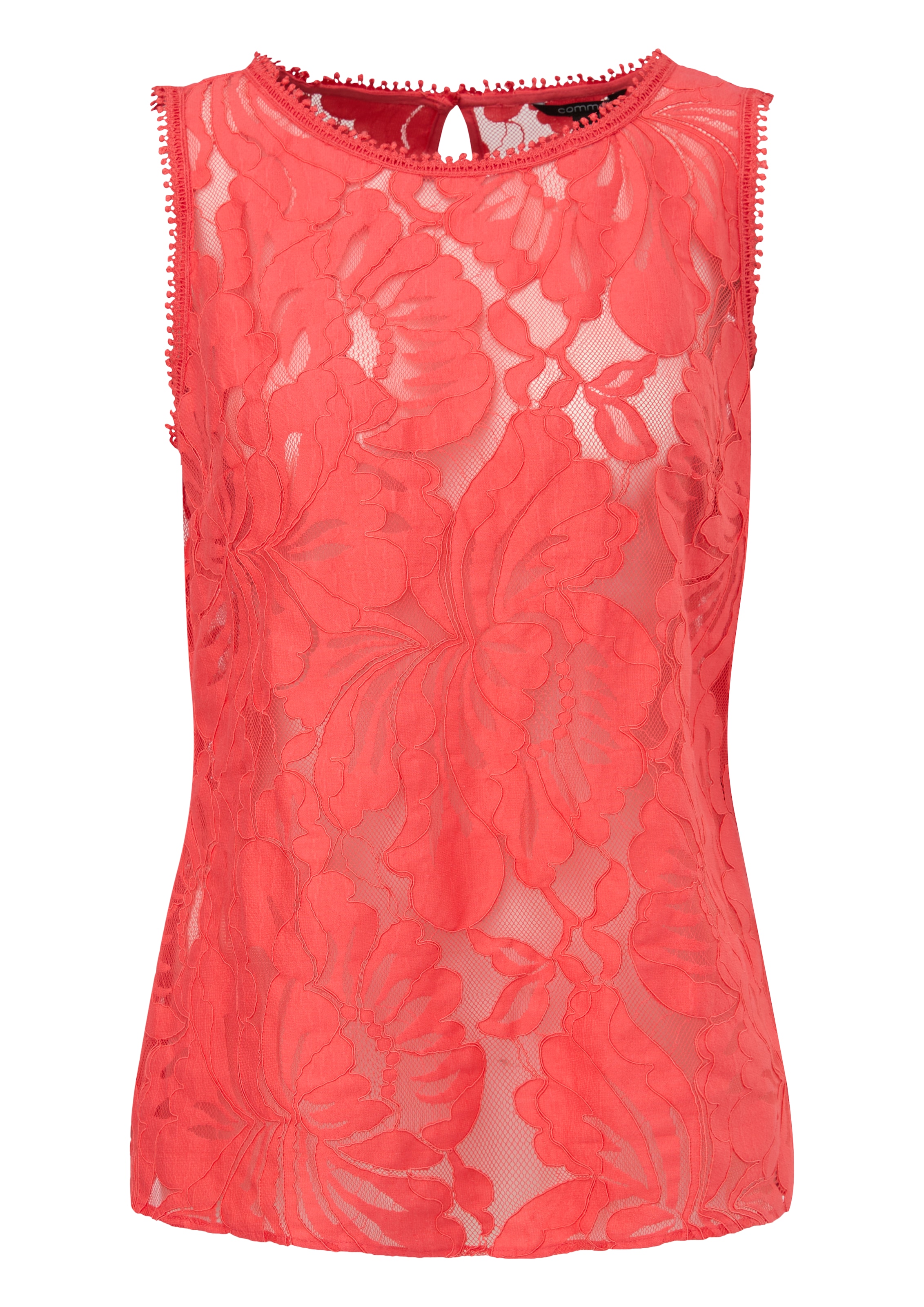 COMMA Blouse in Pink: front