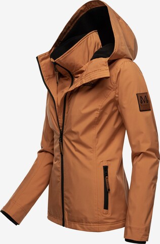 MARIKOO Weatherproof jacket 'Erdbeere' in Brown