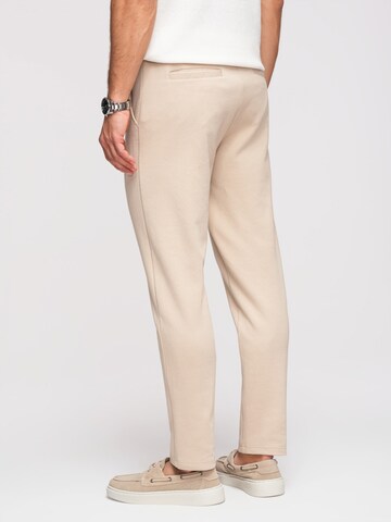 Tapered Pantaloni di Ombre in beige
