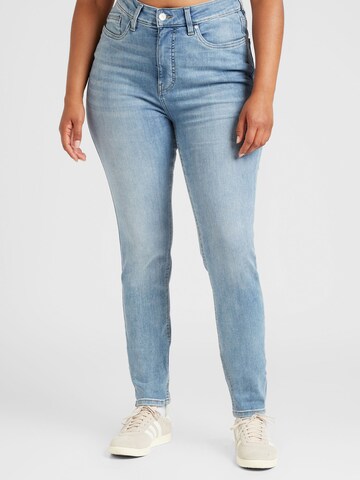 ONLY Carmakoma Slimfit Jeans 'CAREMMY' i blå