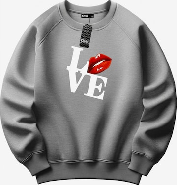 RMK Sweatshirt 'Love' in Grau: Vorderseite