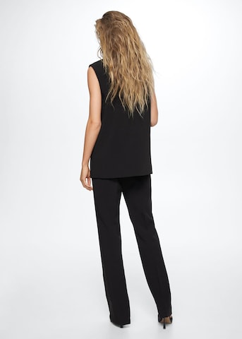 MANGO Regular Pleated Pants 'Annie' in Black