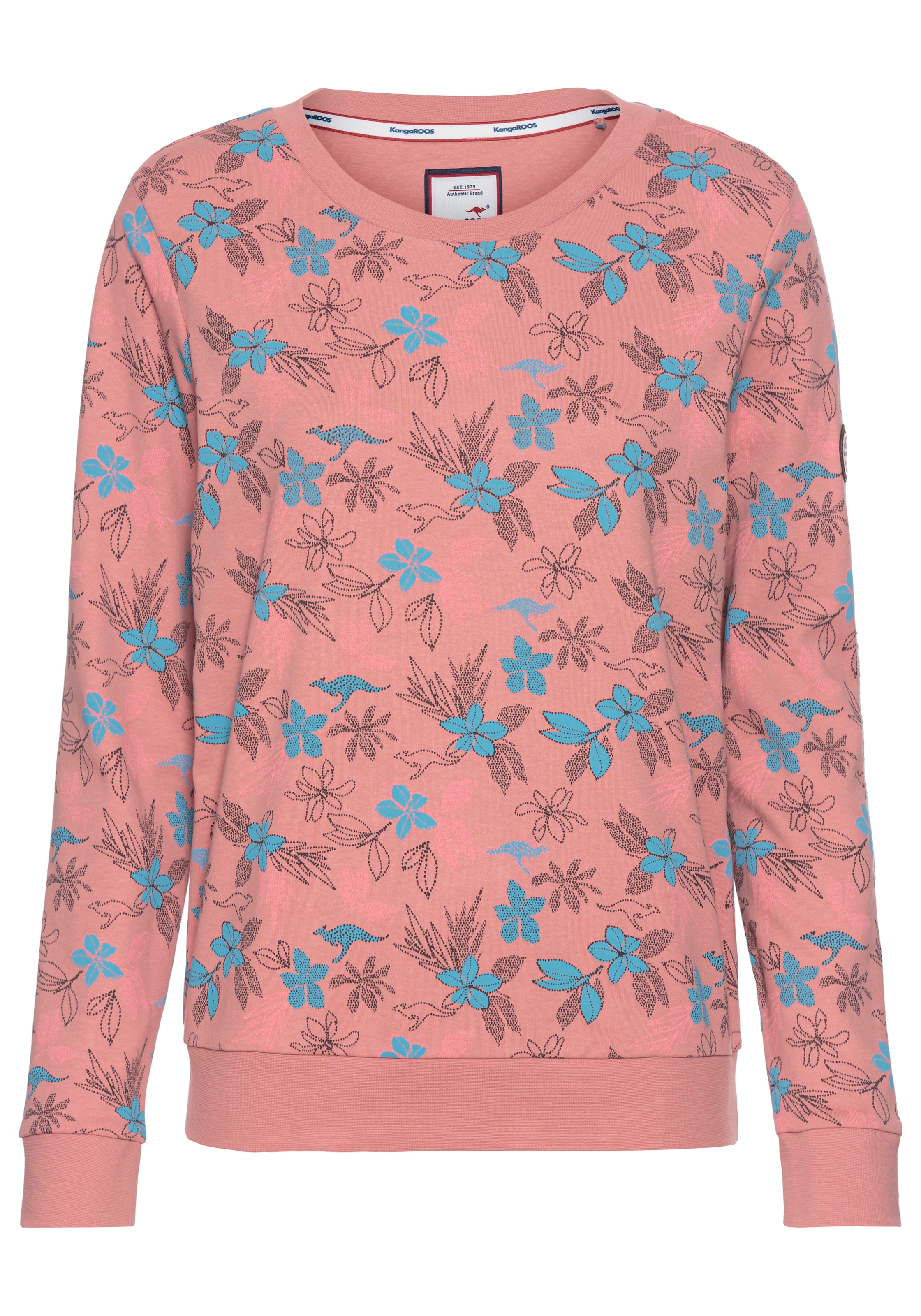 KangaROOS Sweatshirt in Pink: front