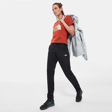 THE NORTH FACE Regular Outdoorbroek 'Quest' in Zwart