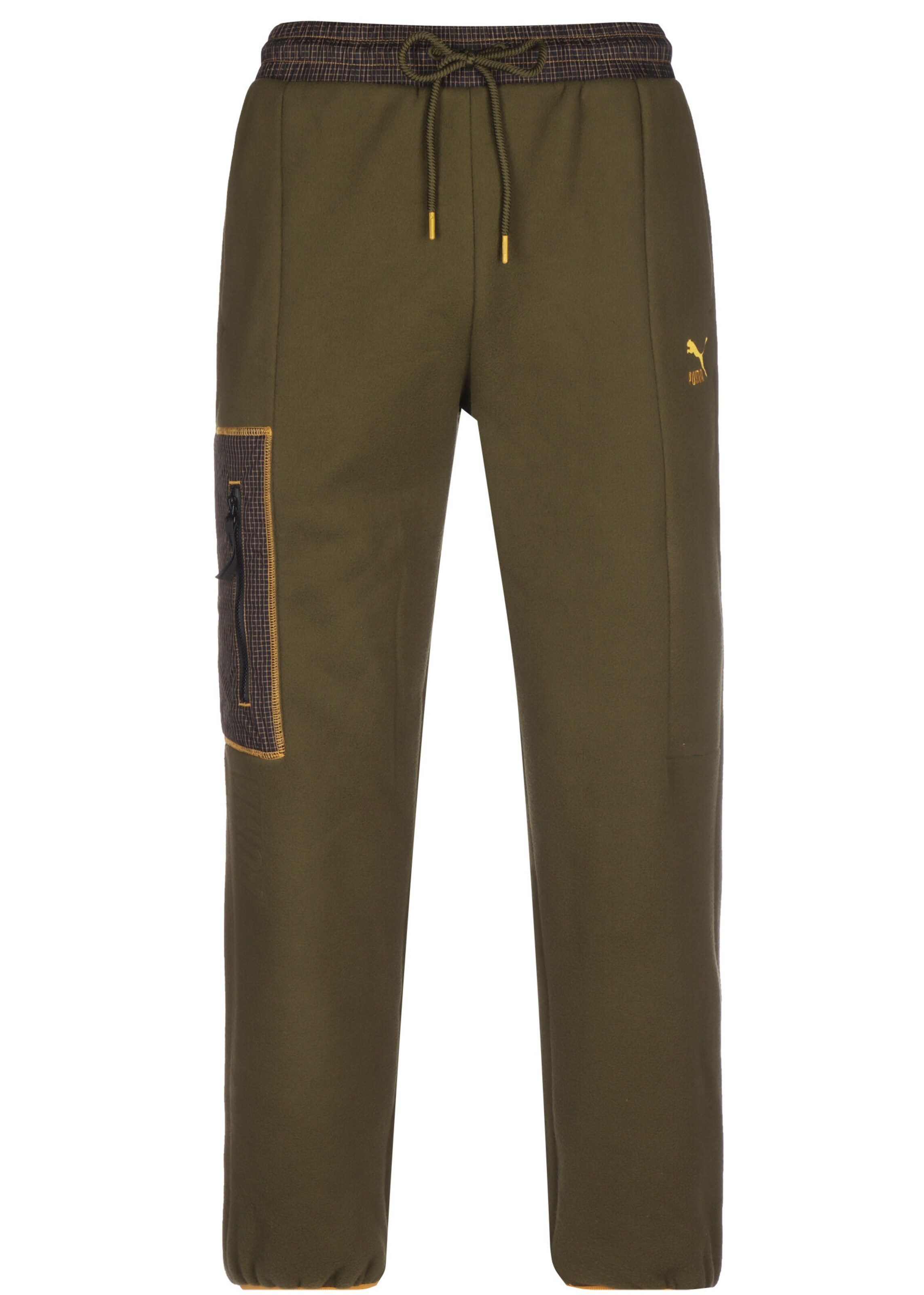 PUMA Tapered Hose 'Polar' in Grün: Vorderseite