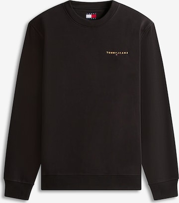 Tommy Jeans Sweatshirt in Schwarz: Vorderseite