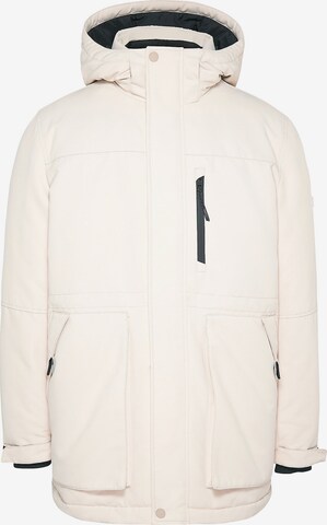 TOMMY HILFIGER Winter Parka 'Tech Padded' in White: front