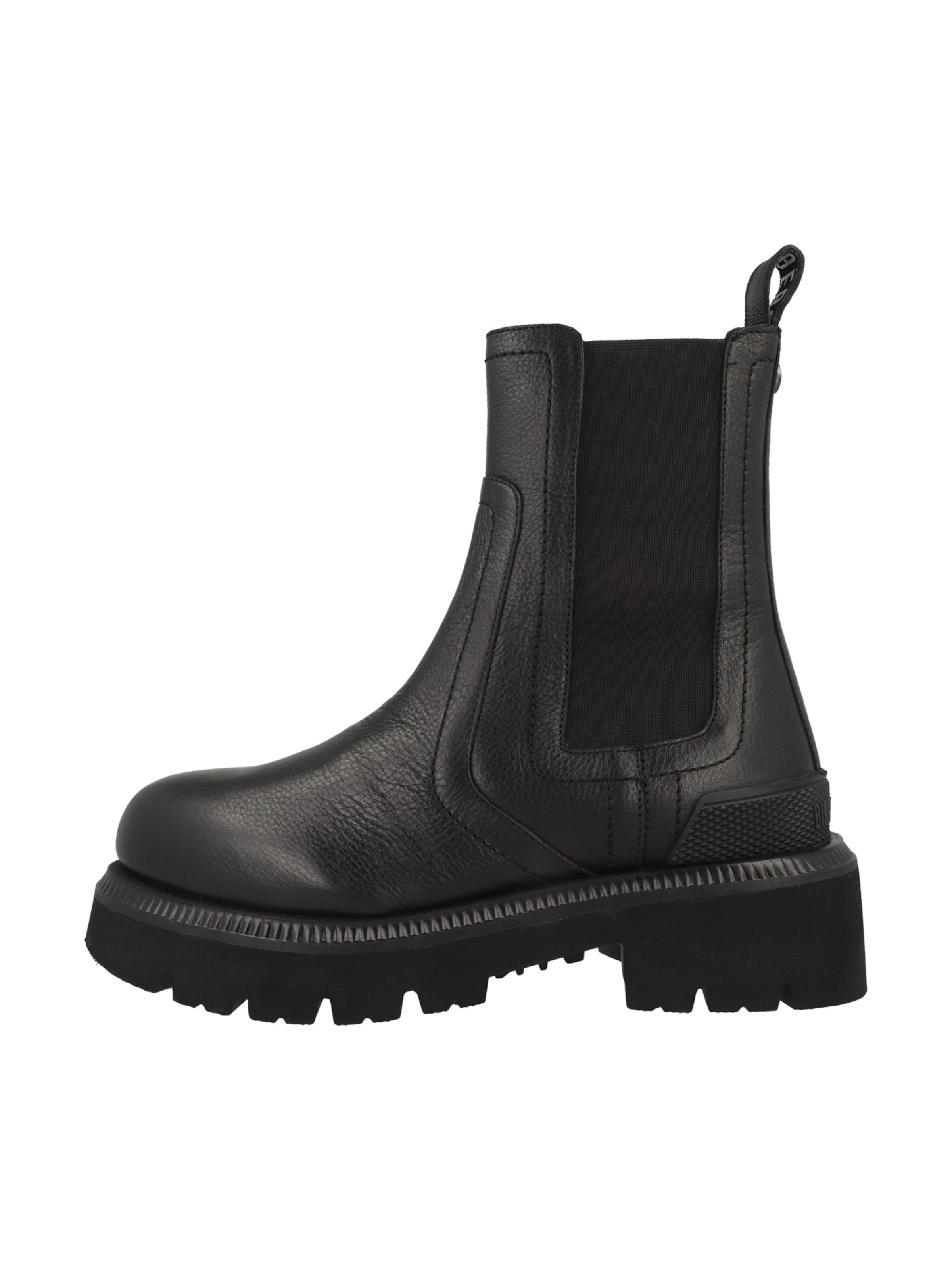 BIKKEMBERGS - Botas chelsea '29316' em preto: frente