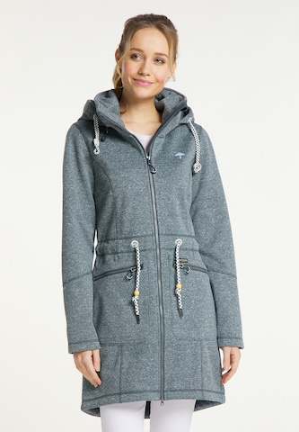 Schmuddelwedda Between-Seasons Parka in Blue: front