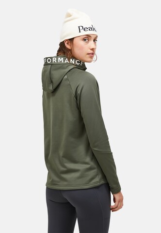 PEAK PERFORMANCE Athletic fleece jacket 'Rider' in Green